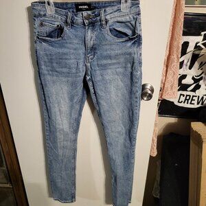 WOMANS RSQ TAPERED LEG JEANS SZ 28